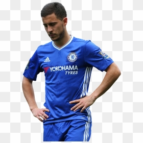 Eden Hazard Render - Dls Kit Chelsea 2016, HD Png Download - hazard png