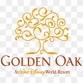 Golden Oak Disney Logo, HD Png Download - walt disney world logo png