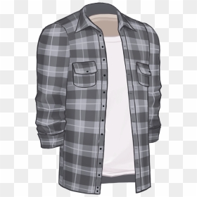 Plaid, HD Png Download - dress shirt png