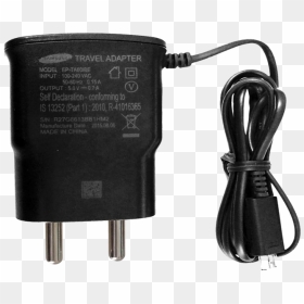 Black Samsung Travel Adapter, HD Png Download - samsung mobile charger png