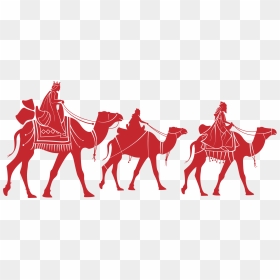 Epiphany Rosca De Reyes Euclidean Vector - Three Kings Vector Free, HD Png Download - camel vector png