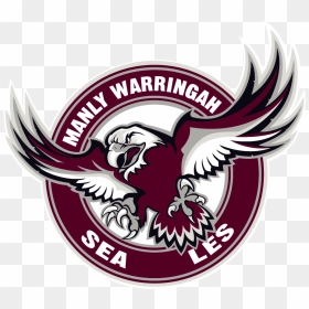 Manly Warringah Sea Eagles Logo Png - Manly Sea Eagles Logo Png, Transparent Png - sea vector png