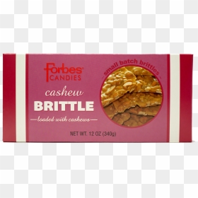 Cashew Brittle 12oz Box Forbes Candies - Candied Roasted Nuts, HD Png Download - forbes png