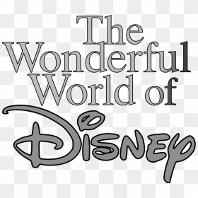 Wonderful World Of Disney Logo, HD Png Download - walt disney world logo png