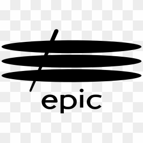 Epic Records Logo Black And White - Old Epic Records Logo, HD Png Download - epic png