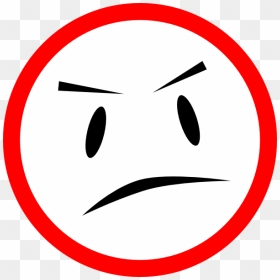 Angry Dude Svg Clip Arts - Smiley, HD Png Download - angry smiley png