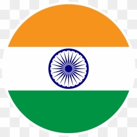 Indian Flag Independence Day, HD Png Download - indian flag circle png