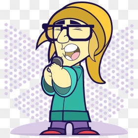 Crianca Cantando No Microfone Png, Transparent Png - singer vector png