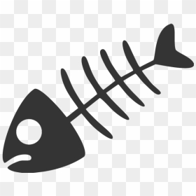 Library Of Fish Bone Graphic Library Stock Free Png - Fish Bone Vector Png, Transparent Png - bones png
