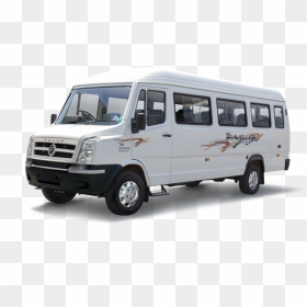 Tempo Traveller Bus Png, Transparent Png - travels bus png
