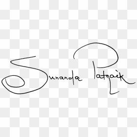 Sunanda Patnaik Autograph Vector - Line Art, HD Png Download - singer vector png