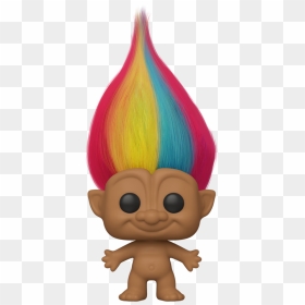 Rainbow Troll Funko Pop, HD Png Download - trolls hair png
