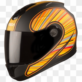 Motorcycle Helmet, HD Png Download - yellow rays png