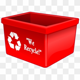 Red Recycling Bin Png, Transparent Png - recycle bin icon png