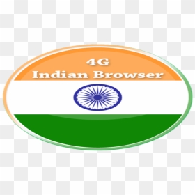 Indian National Flag Sticker, HD Png Download - indian flag circle png