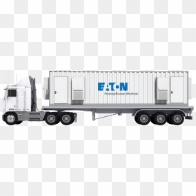 Container On A Flatbed - Eaton Corporation, HD Png Download - ups truck png