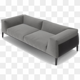 Couch Png Picture - Grey Couch Transparent, Png Download - white sofa png