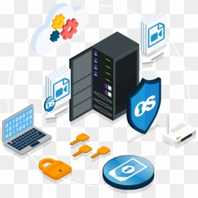You Can Setup Keyos™ Multipack™ Server Wherever You - Computer Logo Server Png, Transparent Png - servers png