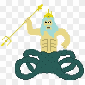 Poseidon Pixel Art , Png Download - Poseidon Pixel Art, Transparent Png - poseidon png