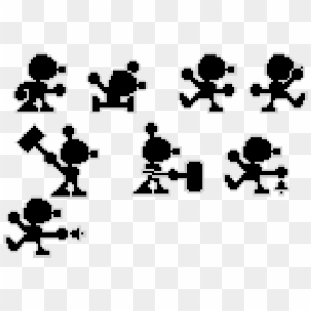 Game And Watch Sprite, HD Png Download - game sprite png
