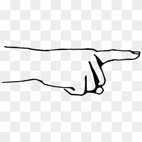 Pointing Hand Cliparts - Clipart That Is Pointing Hand, HD Png Download - vintage pointing hand png