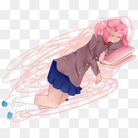 Oc Fanartsleeping Natsuki Png Fanart Sleepy Natsuki - Natsuki Fanart, Transparent Png - natsuki.png