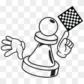 Chess Figures Pawn Board Game Wall Art - Pions Echec Dessin, HD Png Download - vintage pointing hand png