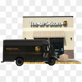How To Ship Ups Pic - United Parcel Service, HD Png Download - ups truck png
