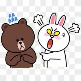 Line Friends Transparent Background, HD Png Download - line stickers png