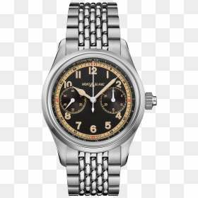 Mtb Mb125582 Ecom 01 01 T 2032146 - Montblanc 1858 Monopusher Chronograph, HD Png Download - vintage pointing hand png