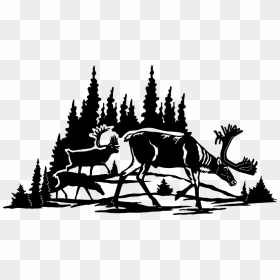 Illustration, HD Png Download - caribou png