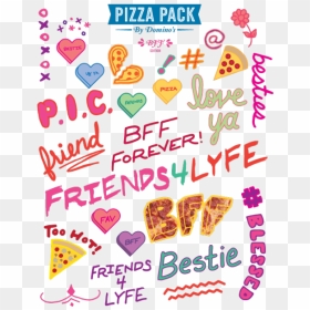 Valentine’s Day Pizza Pack, HD Png Download - bff png