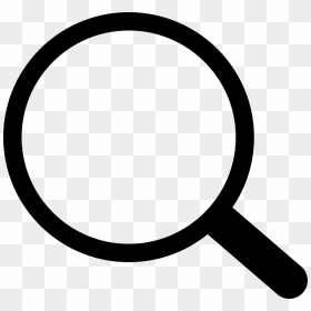 Magnifier - Grey Search Icon Png, Transparent Png - magnifier png
