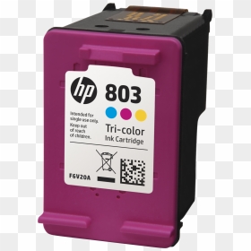 Hp Ink Cartridge 803, HD Png Download - tri color png