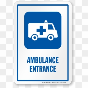 Waiting Area Sign, HD Png Download - ambulance van png