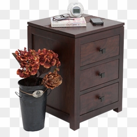 Alvador Bed Side Table - Drawer, HD Png Download - indian traditional lamps png