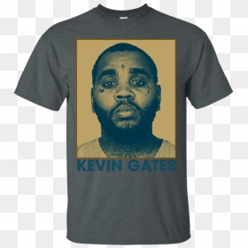 Rapper Kevin Gates Men/women T Shirt Teeever G200 Gildan - T-shirt, HD Png Download - kevin gates png