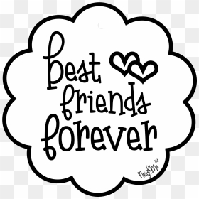 Best Friedns Forever Neighm Tag - Bff Easy Cute Drawings, HD Png Download - bff png