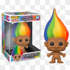 Good Luck Trolls - Rainbow Troll Funko Pop, HD Png Download - trolls hair png