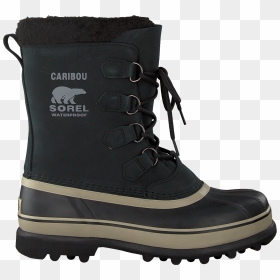 Black Sorel Ankle Boots Caribou Wl - Sorel, HD Png Download - caribou png