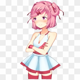 Doki Doki Literature Club Natsuki, HD Png Download - natsuki.png