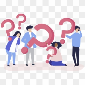 People With Question Mark Png, Transparent Png - preguntas png