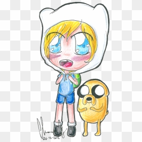 Chibi Finn And Jake - Cartoon, HD Png Download - jake png