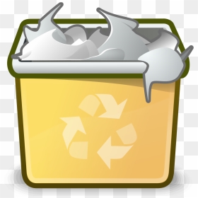 Png Trash Full, Transparent Png - recycle bin icon png