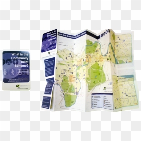 Folded Travel Map Png, Transparent Png - folded map png