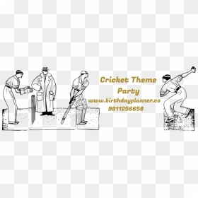 Cricket Clipart Black And White, HD Png Download - cricket pitch png