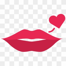 Lips Clipart Simple - Labios Rojos Png, Transparent Png - labios png