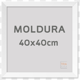 40x40-branca - Signage, HD Png Download - moldura branca png