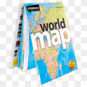 Book Cover, HD Png Download - folded map png