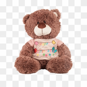 Oso De Peluche Marrón Con Camiseta - Oso De Peluche Png, Transparent Png - oso png